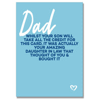 Father In Law Card